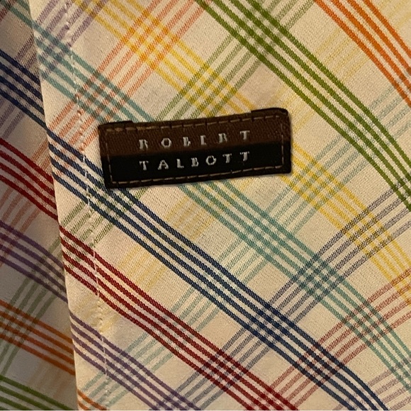 ROBERT TALBOTT men’s size M long sleeve multi coloured - Picture 2 of 4